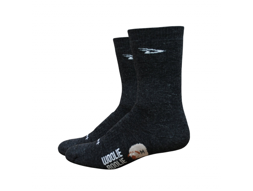 DeFeet Woolie Boolie 6in Cuff Charcoal