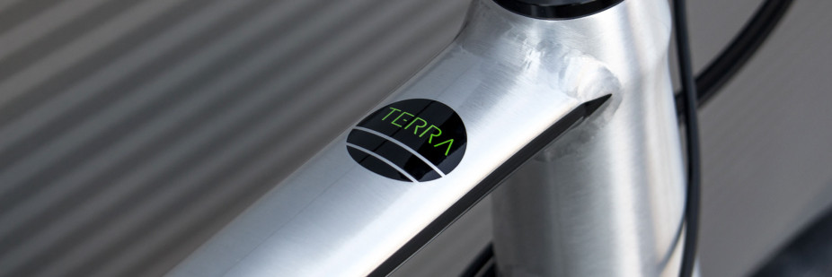 Head tube of the Orro Terra Gravel Carbon Bike